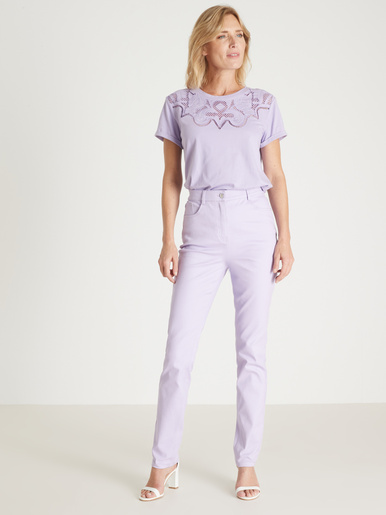 Pantalon 5 poches coupe droite