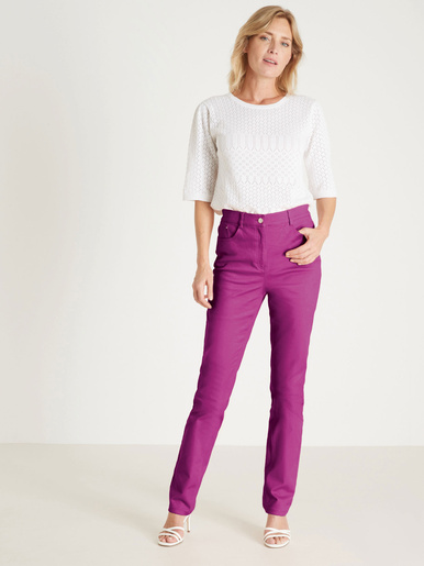 Pantalon 5 poches coupe droite