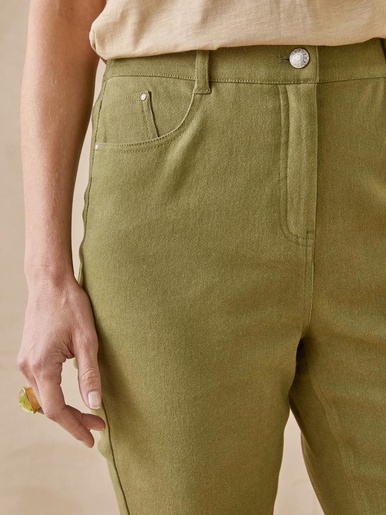 Pantalon 5 poches coupe droite