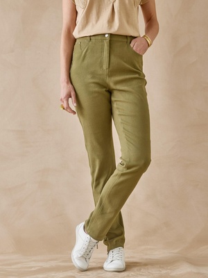 Pantalon 5 poches coupe droite