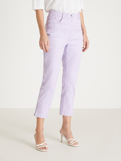 Pantacourt 5 poches coupe droite - Daxon - Parme