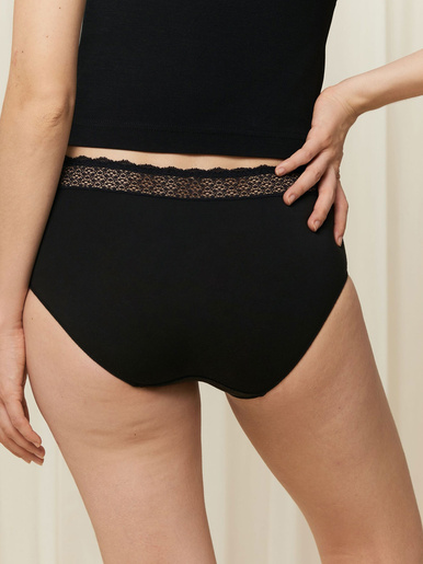 Lot de 2 culottes midi Feel of Modal - Triumph - Noir