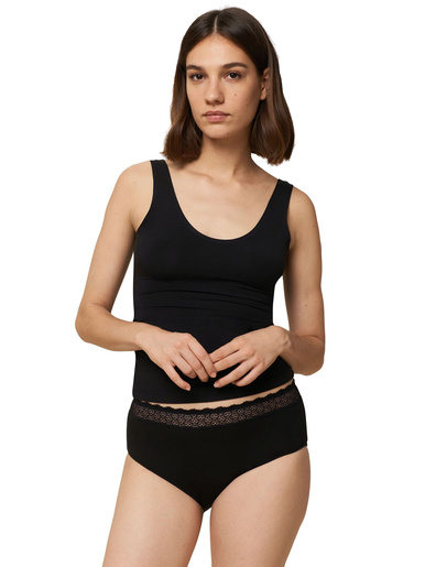 Lot de 2 culottes midi Feel of Modal - Triumph - Noir