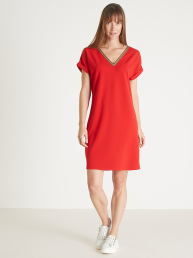 Robe housse en maille