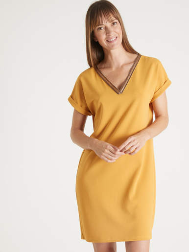 Robe housse en maille