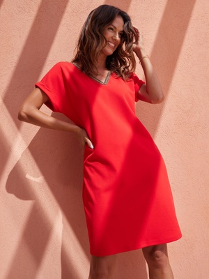 Robe housse en maille