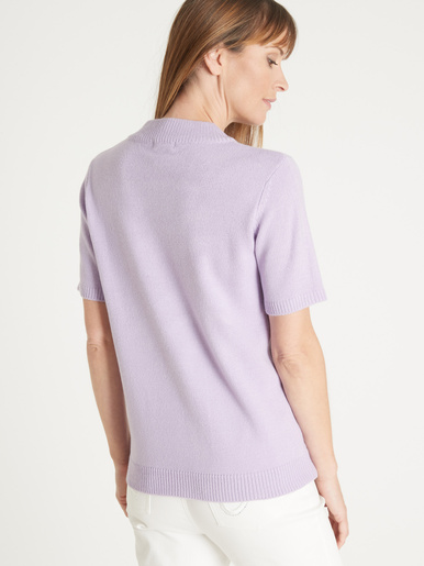 Pull manches courtes encolure tunisienne