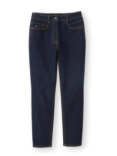 Jean 7/8ème taille haute - Daxon - Denim brut