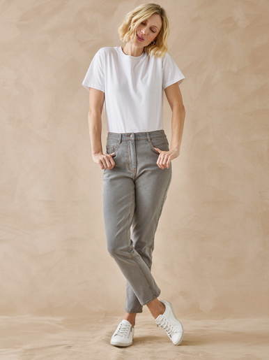 Jean 7/8ème taille haute