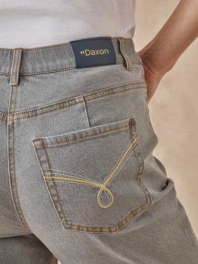 Jean 7/8ème taille haute