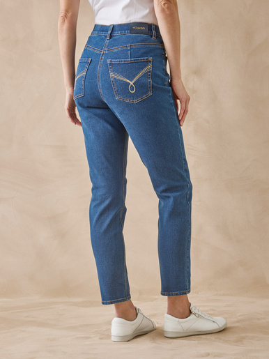 Jean 7/8ème taille haute