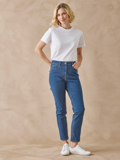 Jean 7/8ème taille haute