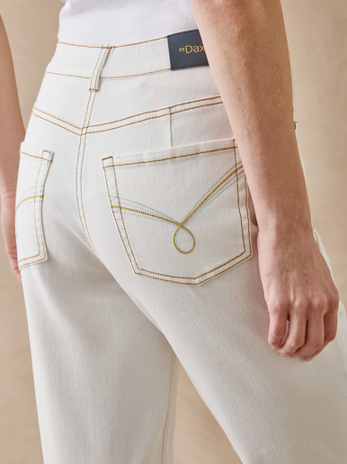 Jean 7/8ème taille haute