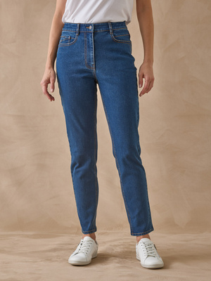 Jean 7/8ème taille haute