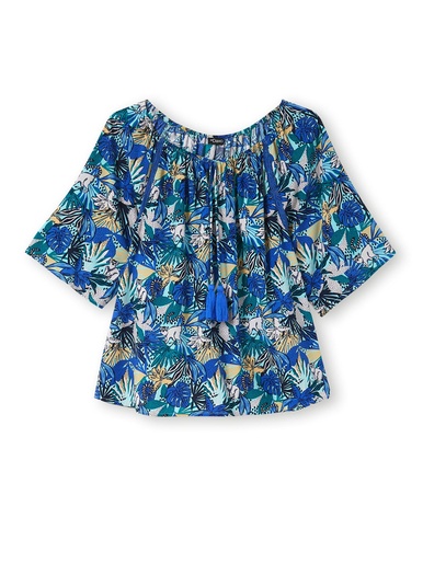 Tunique fluide manches au coude