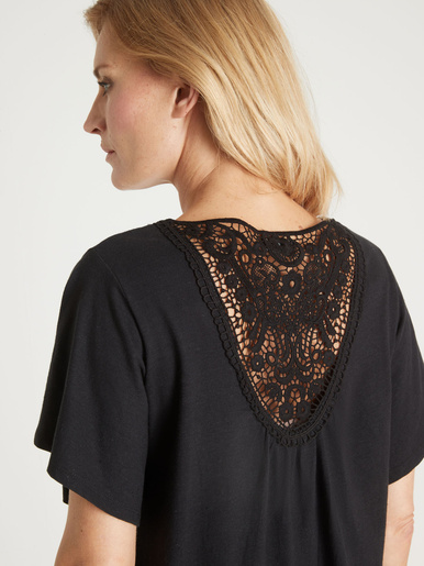 Tee-shirt avec dentelle au dos