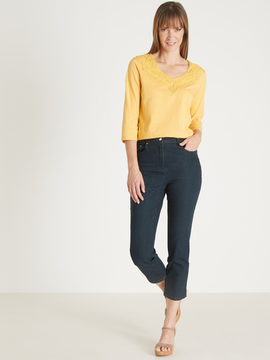 Tee-shirt en maille flammée