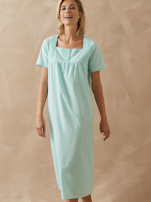 Chemise de nuit plumetis