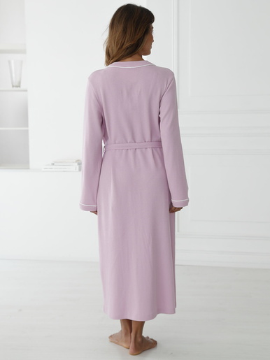 Peignoir en maille nid d'abeille