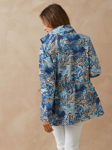 Parka déperlante à capuche amovible