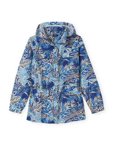 Parka déperlante à capuche amovible