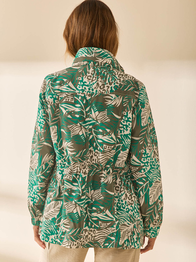 Parka déperlante à capuche amovible