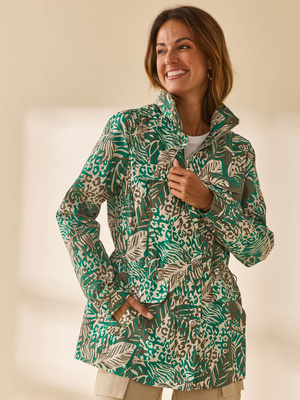 Parka déperlante à capuche amovible