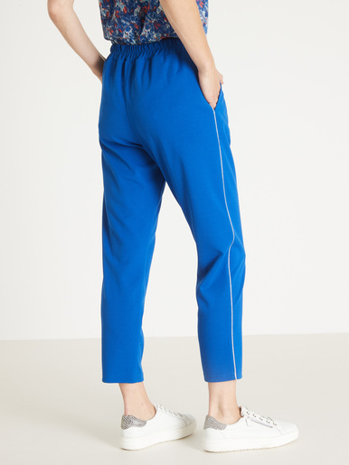 Pantalon raccourci élastiqué
