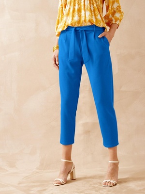 Pantalon raccourci élastiqué