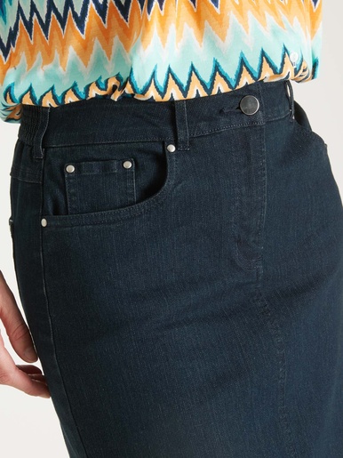 Jupe droite 5 poches extensible