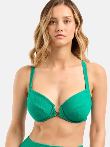 Haut de maillot de bain Glamourous - Sans Complexe - Vert tropical