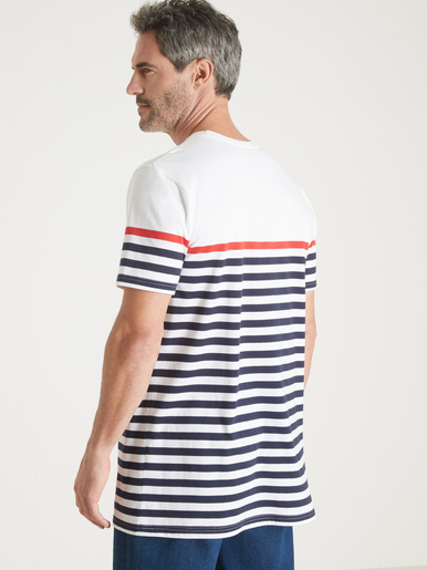 Tee-shirt marinière manches courtes