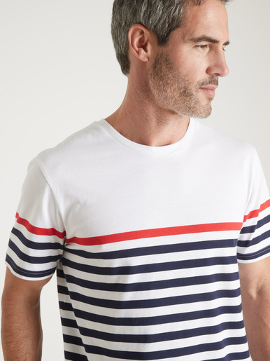 Tee-shirt marinière manches courtes