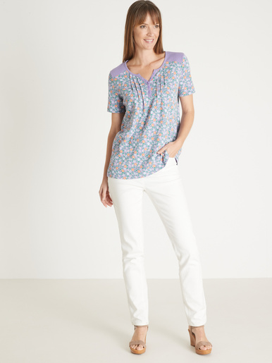 Tee-shirt fantaisie pur coton