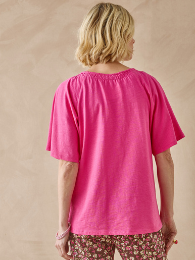 Tee-shirt manches courtes papillon