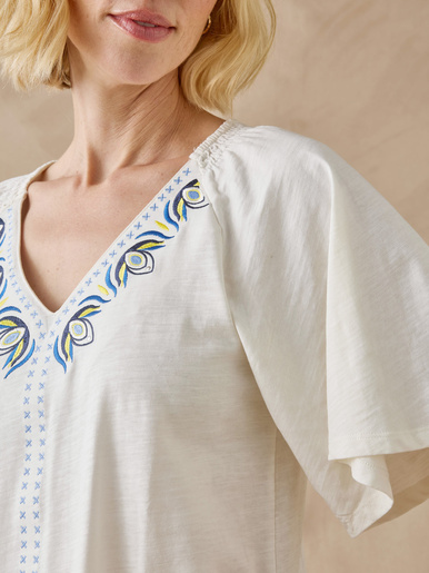 Tee-shirt manches courtes papillon