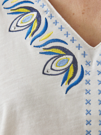 Tee-shirt manches courtes papillon