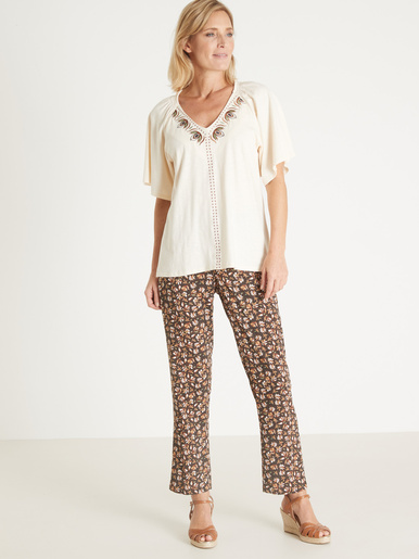 Tee-shirt manches courtes papillon