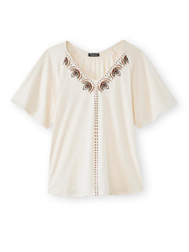 Tee-shirt manches courtes papillon