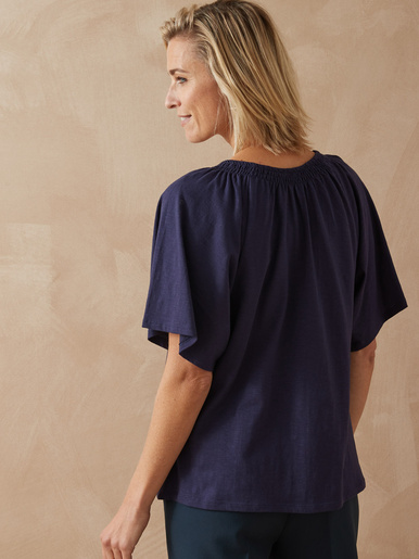 Tee-shirt manches courtes papillon
