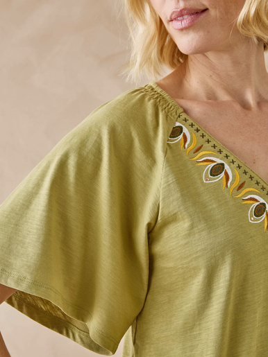 Tee-shirt manches courtes papillon