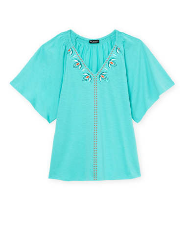 Tee-shirt manches courtes papillon