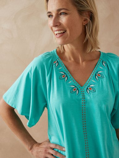 Tee-shirt manches courtes papillon