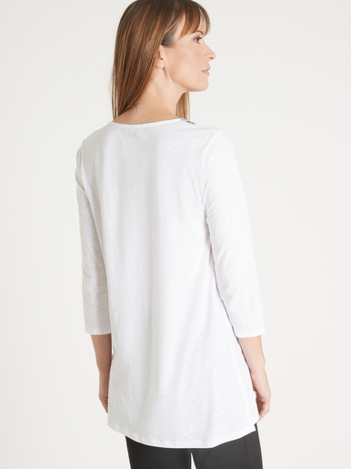 Tee-shirt tunique manches 3/4