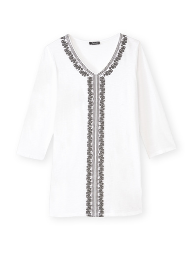 Tee-shirt tunique manches 3/4