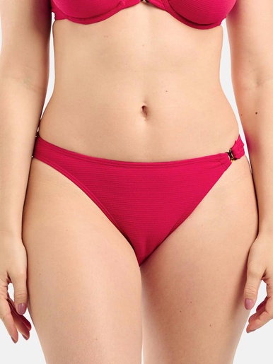 Slip de bain Glamourous textured - Sans Complexe - Cerise
