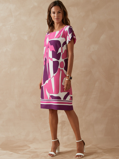 Robe housse manches courtes