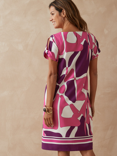 Robe housse manches courtes