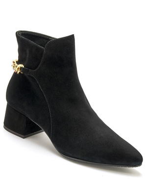 Boots cuir velours à aérosemelle®