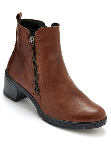 Boots dessus cuir